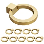 Weaverbird Zinc Alloy Cabinet Knobs Gold Kitchen Hardware Drawer Pulls Rings .... Fixed Price $55.28.