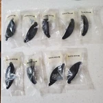 Set Of 9 Gatehouse Drawer Cabinet Cup Pulls Black 4" 2.5" Center Lot. Fixed Price $12.99.