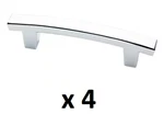 *4* Liberty Pierce 3 In. (76 Mm) Modern Polished Chrome Cabinet Drawer Pull. Fixed Price $19.99.