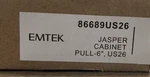 (lot X4) Emtek 86689US26 Jasper 6" Bar Pull - Polished Chrome *no Hardware*. Fixed Price $24.99.