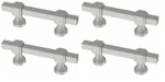 Lot Of 4 Liberty Stepped Square 35 - 102MM Adjust Drawer Pull Matte Satin Nickel. Fixed Price $19.99.