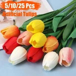 Lot Artificial Tulips Real Touch Bridal Home Wedding Party Festival Decor New. Fixed Price $8.54.