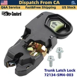 Trunk Latch Lock Lid Handle Assembly 74851-S5A-A02 For Honda Civic 2001-2005 Us. Fixed Price $20.99.