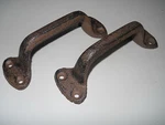 1 Cast Iron Antique Style Rustic Barn Handle, Gate Pull, Shed / Door Handles Hd. Fixed Price $7.99.