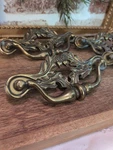 Antique Brass Drawer Cabinet Pulls. Beautiful Details & Patina. Acorn And Leaves. Fixed Price $38.60.