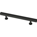 Brainerd P37257W-FB 1/16" (128MM) Flat Black Square Bar Cabinet Pull. Fixed Price $7.00.