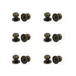 Antrader Mini Box Cabinet Knob Metal Round Head Pull Handle Bronze, 12PCS. Fixed Price $8.90.