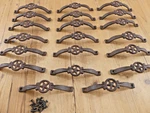 20 Cast Iron Rustic Drawer Pulls Handle Texas Star Fancy Western Cowboy Cabinet. Fixed Price $66.49.