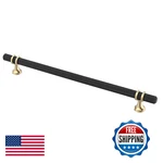 Alzassbg 10 Pack Black And Gold Cabinet Pulls INCH254MM Hole Centers Kitchen. Fixed Price $141.73.