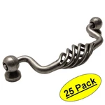 *25 Pack* Cosmas Cabinet Weathered Nickel Birdcage Handle Pulls #9993-96WN. Fixed Price $81.95.