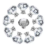 1-100PCS Door Handle Diamond Crystal Clear Glass Cabinet Drawer Pull Knobs Home. Fixed Price $24.83.