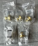 Liberty P38488C-117 1/4" Cp Classic Bell Cabinet Knob Brushed Brass Lot Of 5. Fixed Price $19.95.