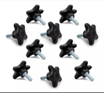 Powertec QNB3007-P2 5-STAR Stud Knob, 5/16"-18, 10 Pk. Fixed Price $19.99.