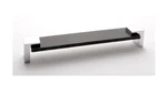 Sietto P-1203-8 Affinity 8" On Centers Handle Cabinet Pull,chrome W/black Glass. Fixed Price $42.00.