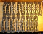 17 Vintage Amerock Carriage House Cabinet Drawer Pulls 3" Cc 7" Length BP-194 Ae. Fixed Price $135.95.