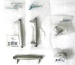 Betsy Field 3 Replacement Drawer Pulls And Knobs Brushed Nickel #10240 (read). Fixed Price $8.42.