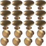 Hugolem 20 Pack Brass Round Antique Kitchen Cabinet Knobs Cupboard Door. Fixed Price $30.62.