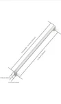 Probrico 30 Pack Brushed Satin Nickel Kitchen Cabinet Handles,hole Centers 12.8. Fixed Price $76.80.