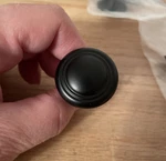 Lot Of 8 New Black Cosmas Cabinet Knobs Pulls Door Drawer 1/4" Round X 1". Fixed Price $16.00.