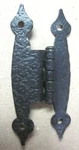 Amerock Colonial 3/8" Offset Butterfly Hinge Black Wrought Hammered 1 Face Mount. Fixed Price $7.90.