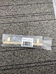 (qty 10) Gliderite 4007-128-SG: Solid Steel European-style Bar Pull Satin Gold. Fixed Price $54.65.