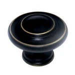Amerock Inspirations Venetian Bronze 3/4" Round Cabinet Knob BP15862VB. Fixed Price $11.98.