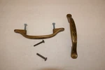 2 Pc Classic Floral Motif 3.5 " Oil Rubbed Bronze Cabinet Drawer Pull. Fixed Price $12.95.