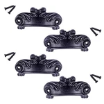 Cabinet Drawer Pull Black Iron Cup 4" X 1.5" H Pack Of Renovators Supply. Fixed Price $55.99.