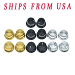 2-PACK Set Screw Metal Pot Knobs Top Hat Bell Fits Strat/les Paul/sg Guitar. Fixed Price $13.98.