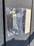 4 Pottery Barn Bin Pull Handles Satin Finish 6 Pieces 1273713. Fixed Price $24.99.
