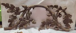 3 Pcs Cast Iron Oak Acorn Leaf Wall D Rustic Art Panel 20"X 8" + Sml. Fixed Price $100.00.