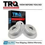 Trq Rear Brake Rotors Set Solid For 2007-2011 Dodge Nitro 2008-2012 Jeep Liberty. Fixed Price $119.95.