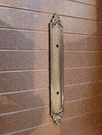 Belwith Keeler Antique Brass 3"CC Solid Cabinet Handle Pull Backplate F110. Fixed Price $11.22.