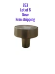 5 Pack Of Liberty Round Flat Top Modern Knob Satin Nickel P34942-SN-C Brand New. Fixed Price $14.99.
