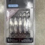 Amerock Satin Nickel Cabinet Pulls Silver 3 Center 10 Pack. Fixed Price $10.00.