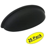 *25 Pack* Cosmas Cabinet Hardware Flat / Matte Black Cup Pulls #783FB. Fixed Price $66.25.