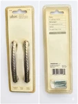 Allison AL-446 Weathered Nickel Rope Twist Cabinet Pulls 3" Cc 2-PACK New. Fixed Price $12.00.