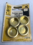 Vintage Stanley New Old Stock Sliding Door Pulls Solid Brass CD2688 #1 Four Pack. Fixed Price $19.97.