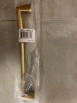 Berenson 2355-1MDB-P Modern Brushed Gold 8-13/16" Cabinet Handle/door Pull. Fixed Price $16.49.