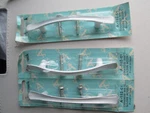 3 Nip Vintage Amerock A-102-C1 White Ceramoid Cabinet Pull Handle Die Cast. Fixed Price $29.00.