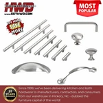 Brushed Nickel Knob Handle Pulls Popular Classic Kitchen Bath Cabinet Hardware. Fixed Price $158.20.
