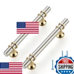Ravinte 10-PACK 6" Brushed Nickel/gold Cabinet Pulls Handles Kitchen. Fixed Price $64.41.