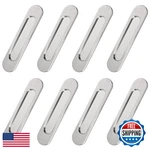 Morobor Self-stick Oval Sliding Door Pulls 8PCS Brushed Steel Aluminum Alloy. Fixed Price $61.28.