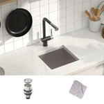 Mensarjor 14X14 Undermount Bar Sink 16 Gauge Stainless Steel Kitchen. Fixed Price $75.32.