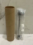 Carpe Diem Hardware Silver Center Pull Handle Swarovski Crystals 856-9VM. Fixed Price $137.99.