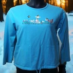 Mandal Bay Women's Birds Floral Garde Pull Over Aqua Sweater Size Small. Fixed Price $16.91.