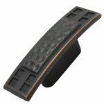 Lot Of 10 Gliderite 2-1/2" Oil Rubbed Bronze Hammered Cabinet Knobs (B87). Fixed Price $19.99.