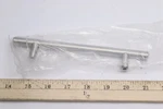 Emtek Cabinet Pull Aluminum Stainless Steel 5" S62005SS. Fixed Price $16.77.