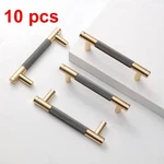 3-3/4 Inch 96 Mm Barrel Cabinet Pulls Gold And Grey Cupboard Aluminum Knurled. Fixed Price $18.99.
