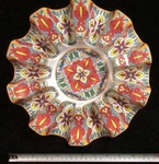 Prepara 12" Round Melamine Holder Carousel Serving Plate For 10 Tacos & Dip. Fixed Price $18.00.